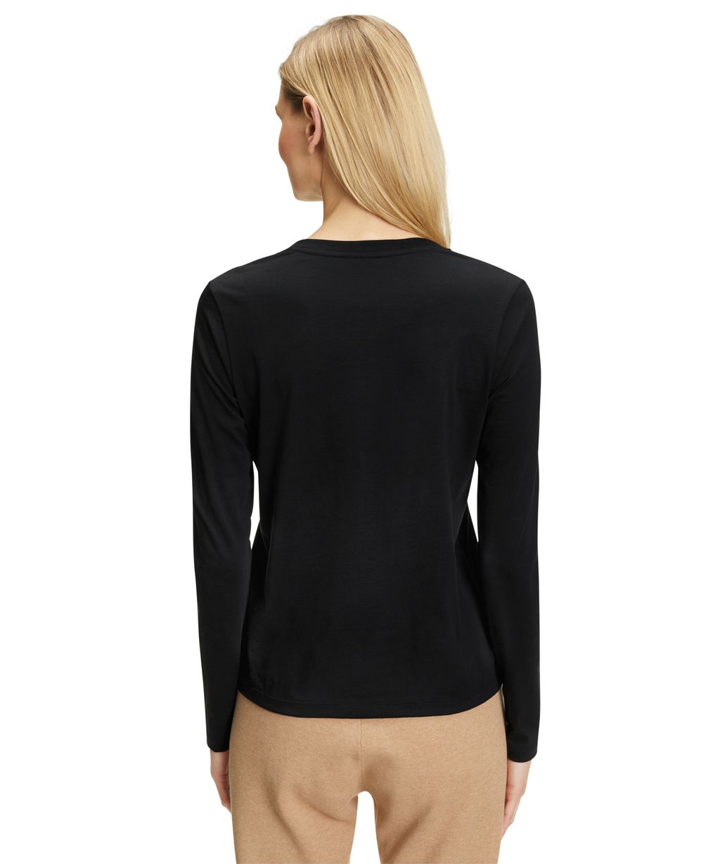 Women Long sleeve shirt V-neck