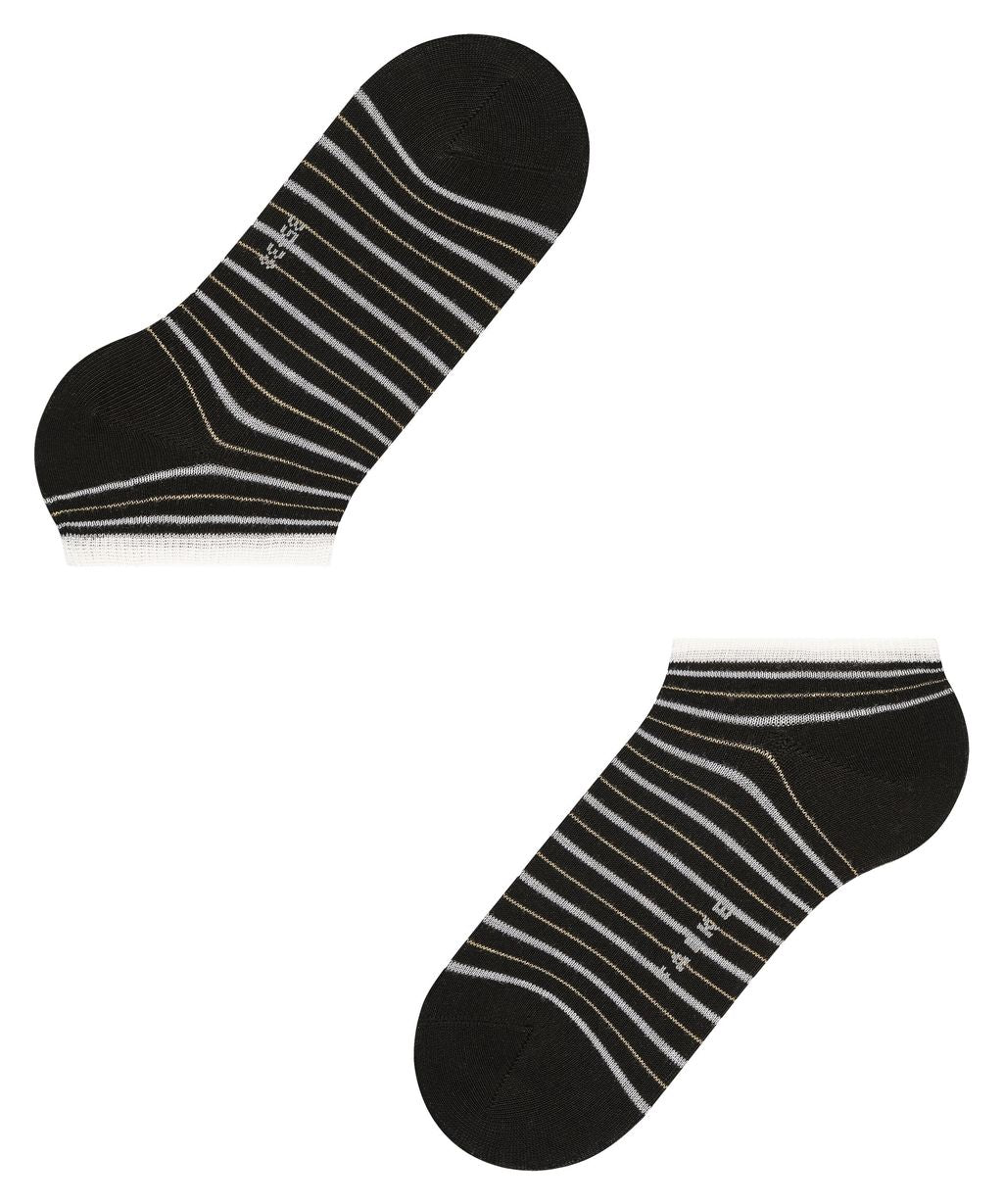 Stripe Shimmer Women Sneaker Socks