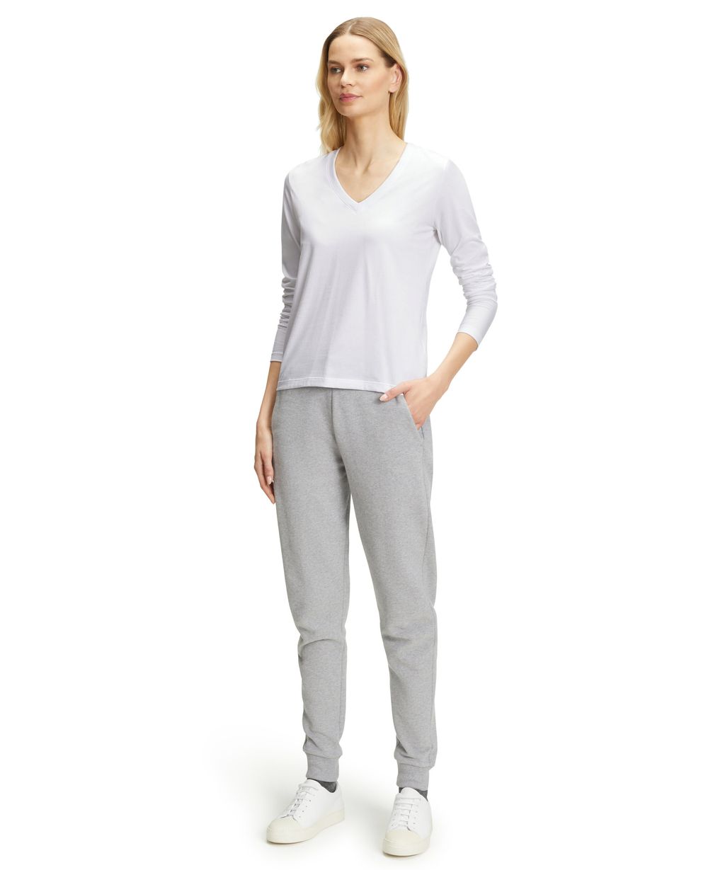 Women Long sleeve shirt V-neck