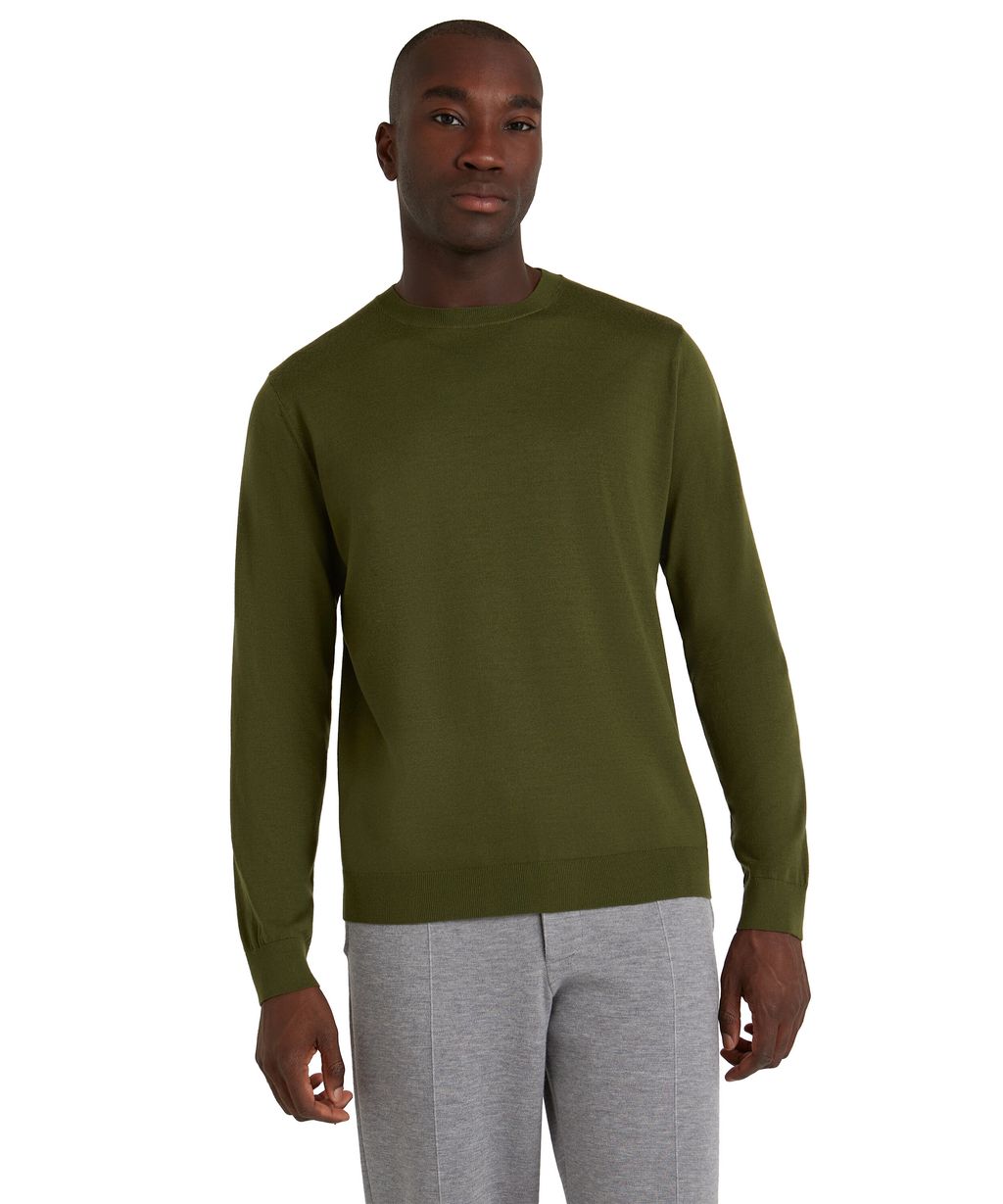 Men Pullover Round-neck