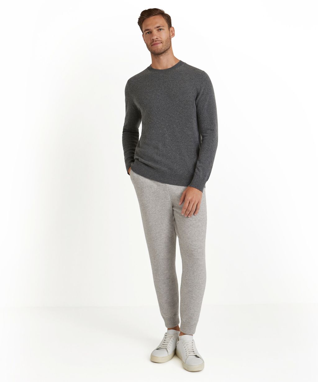 Men Pullover Round-neck