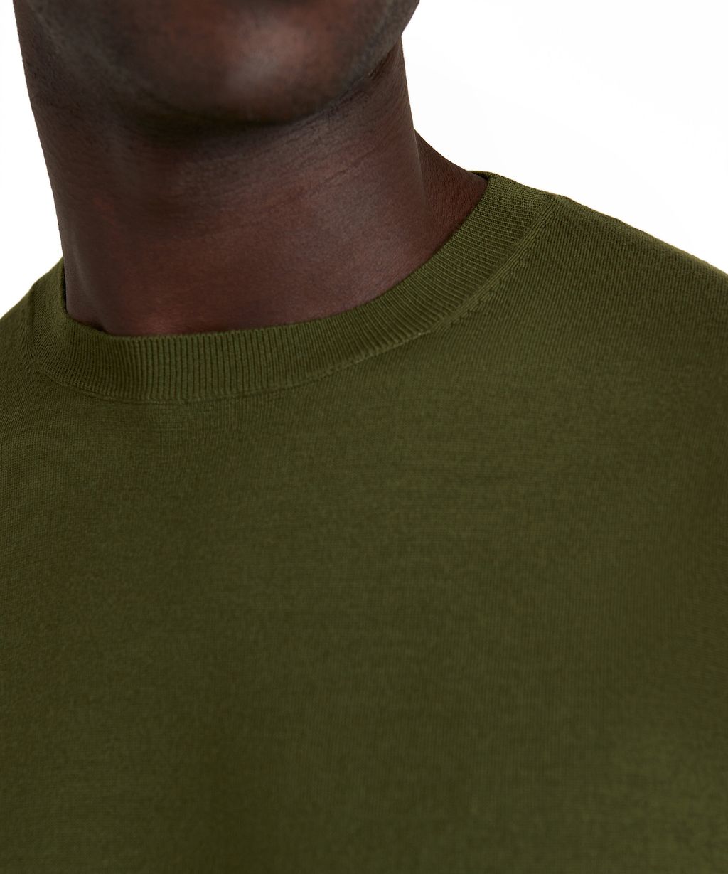 Men Pullover Round-neck