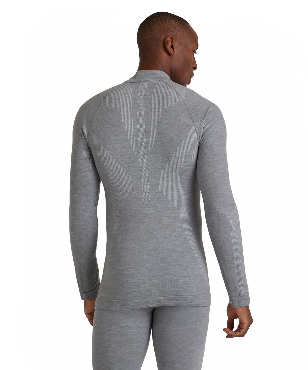 قميص رجالي بأكمام طويلة من Wool-Tech