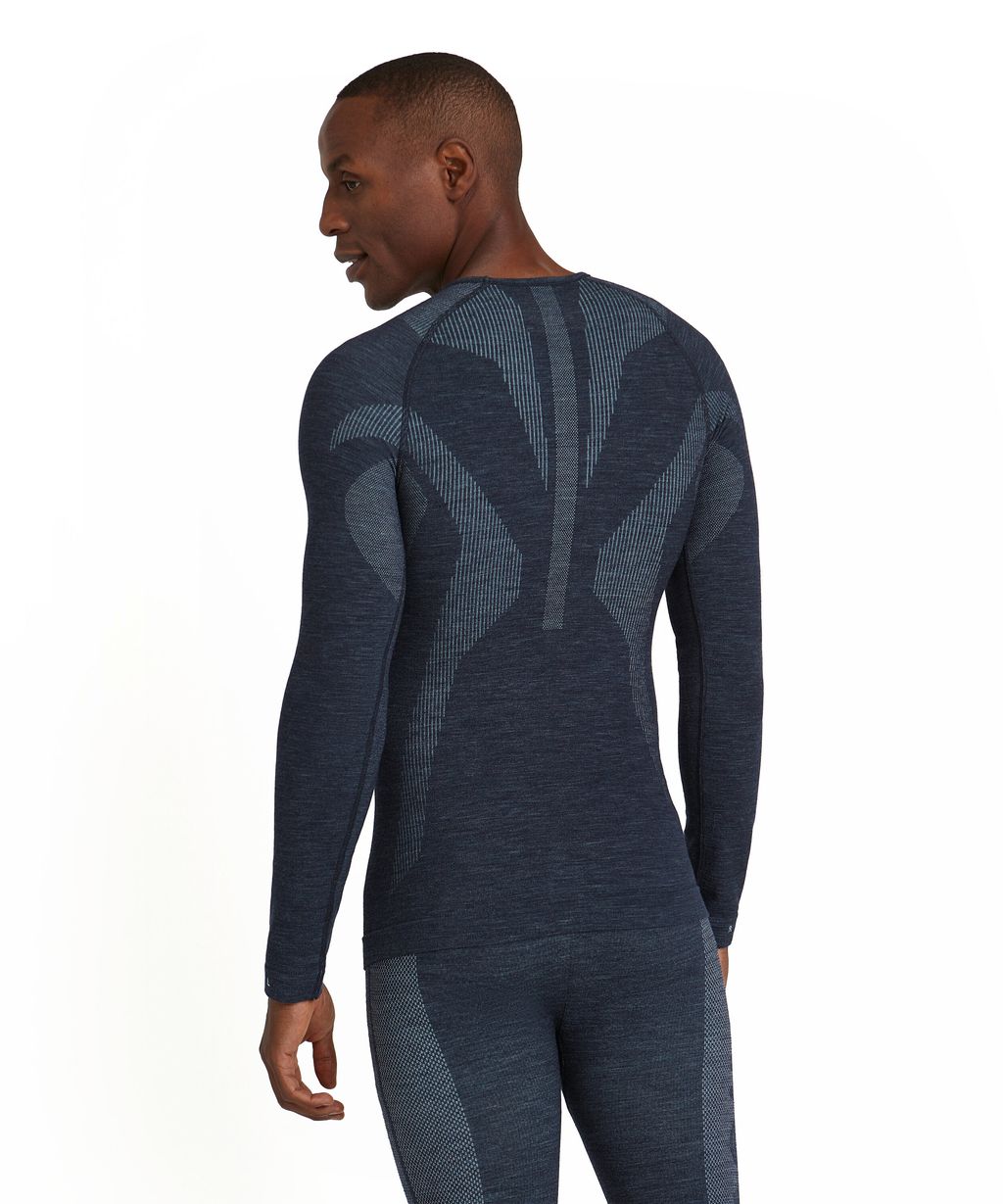 قميص رجالي بأكمام طويلة من Wool-Tech