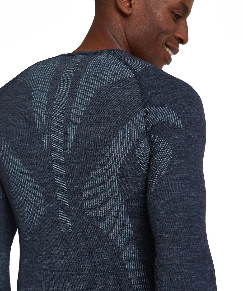 قميص رجالي بأكمام طويلة من Wool-Tech