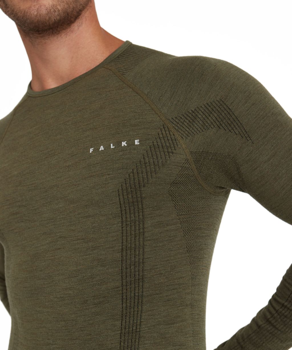 Men Long-sleeve shirt Wool-Tech