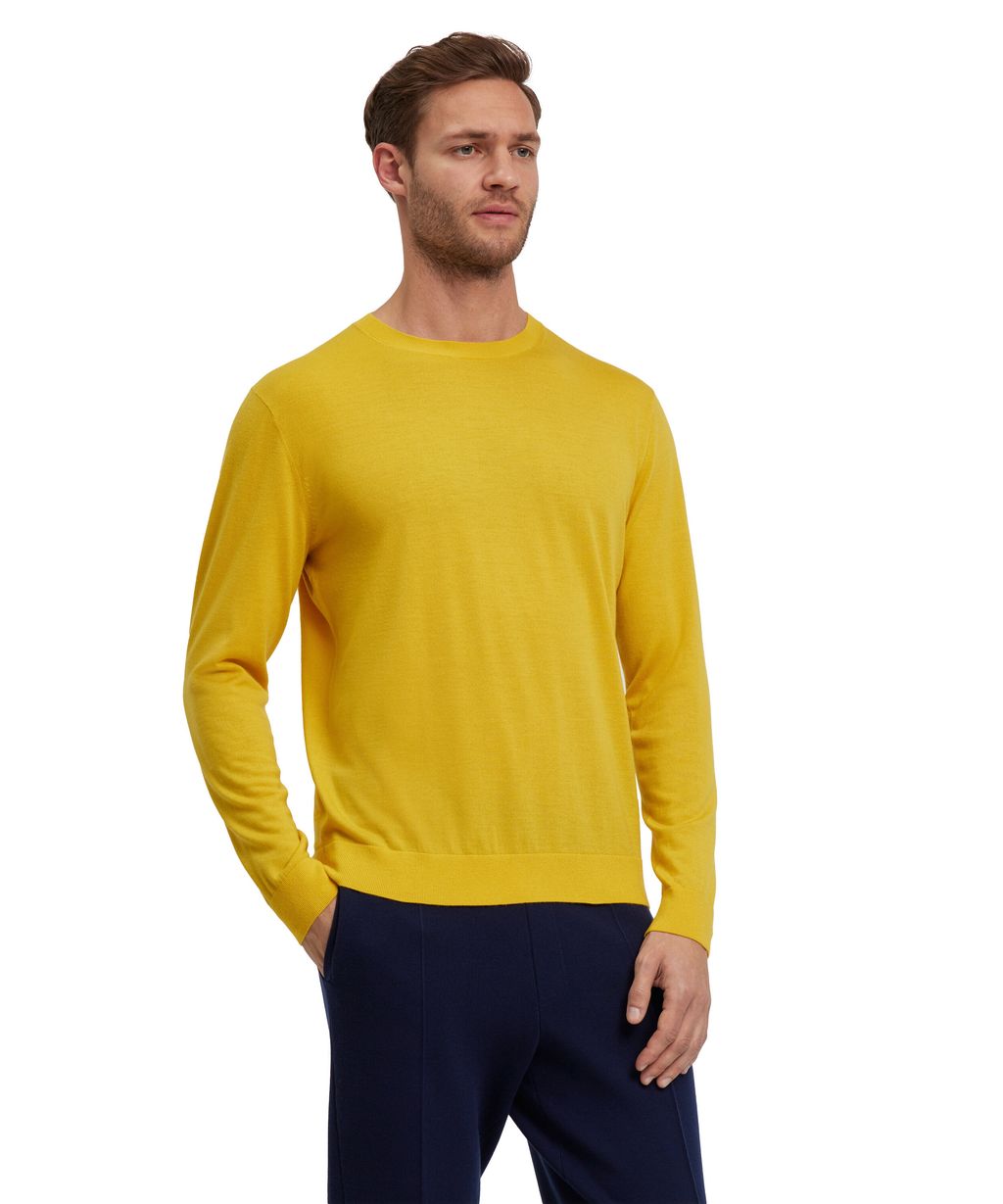 Men Pullover Round-neck