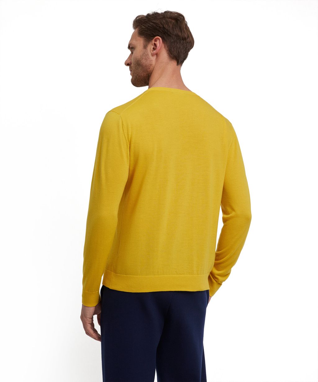 Men Pullover Round-neck
