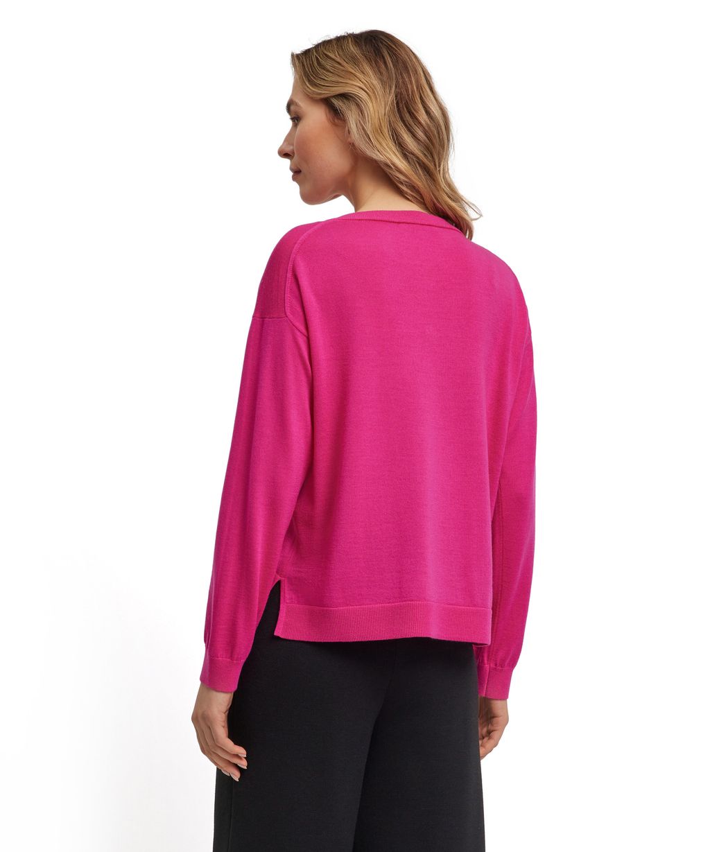 Women Cardigan Round-neck