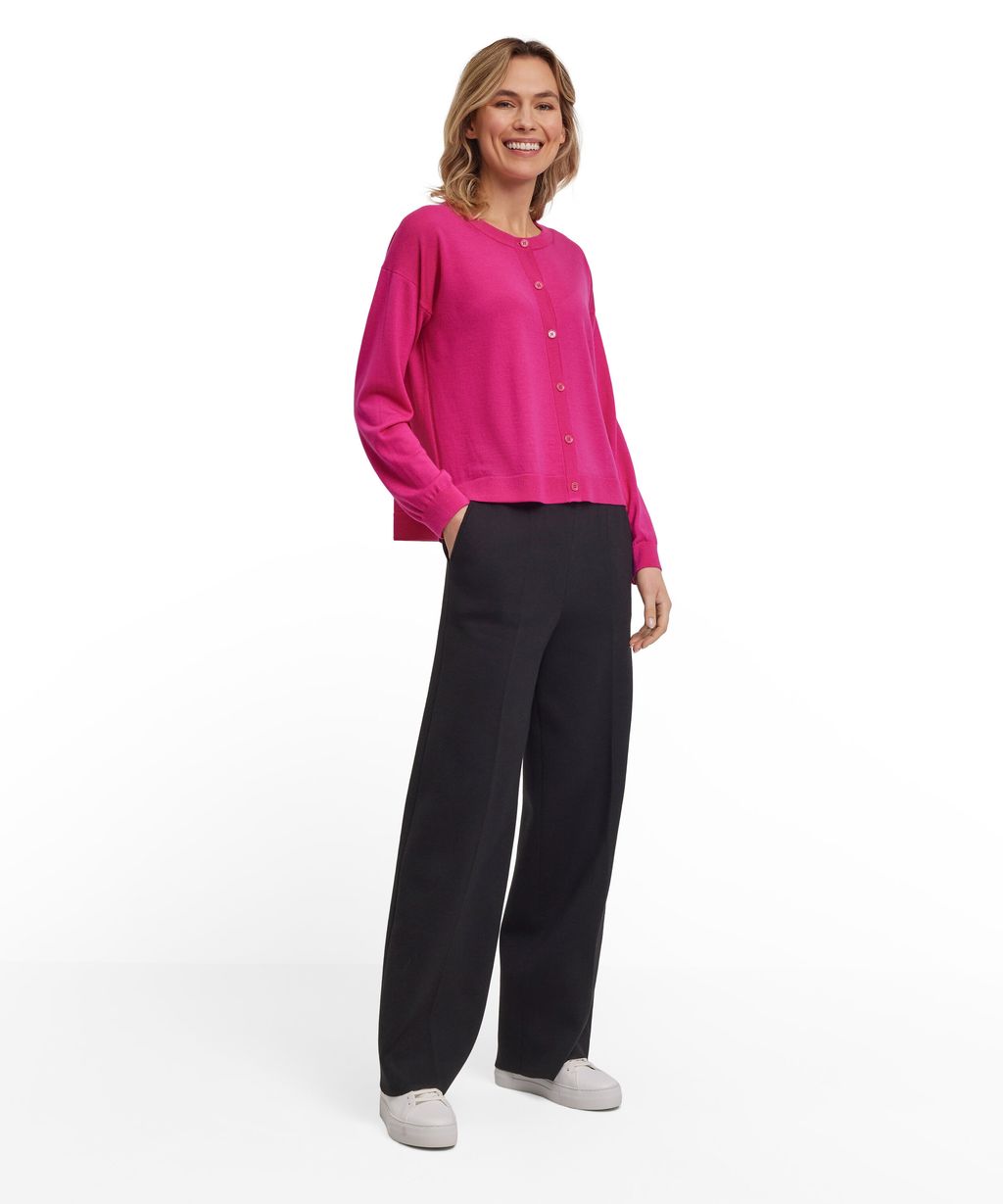Women Cardigan Round-neck