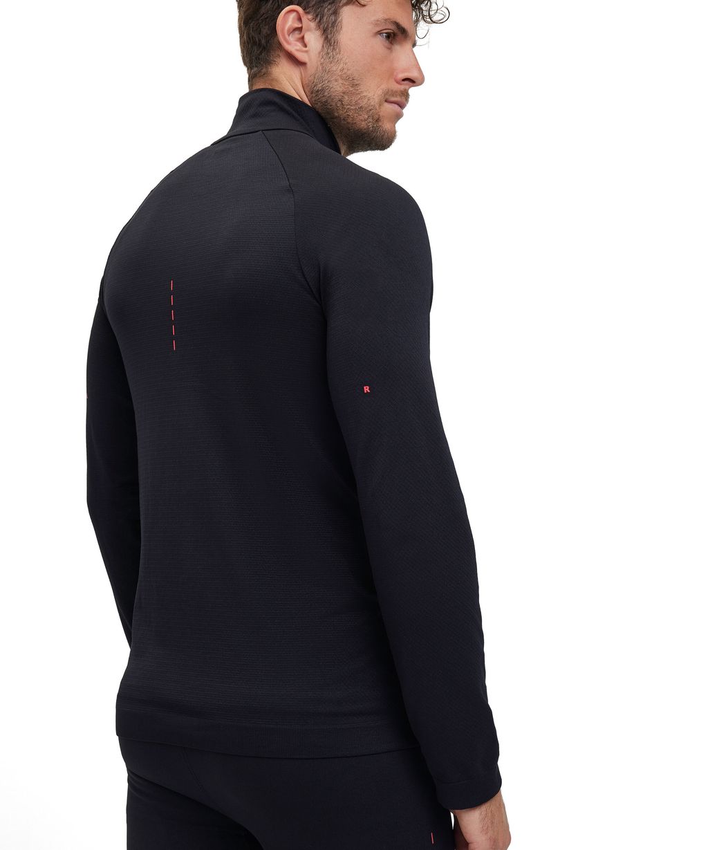 Men Training Long-sleeve shirt Stand-up collar