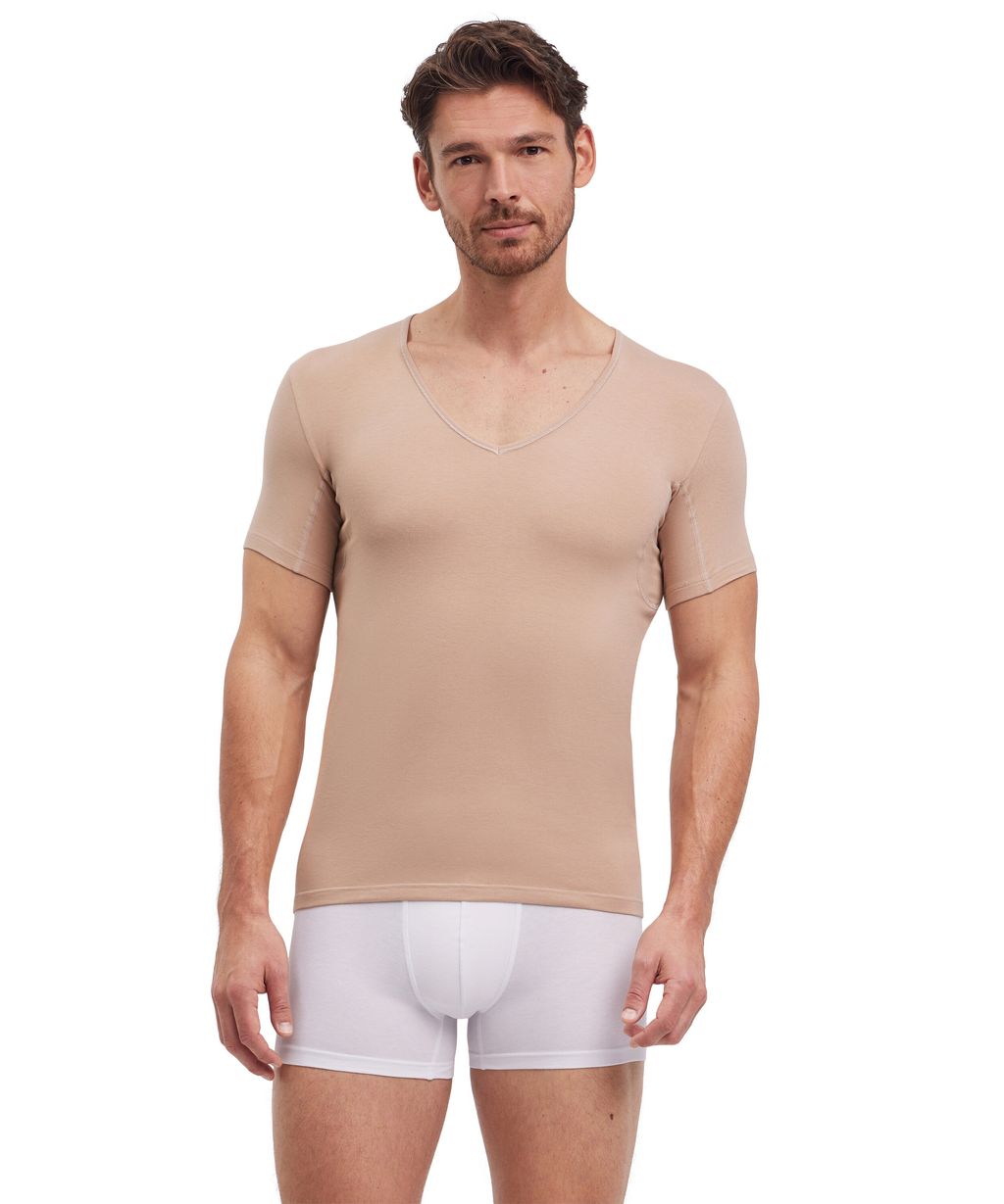 Men T-Shirt V-neck Daily Climate Control