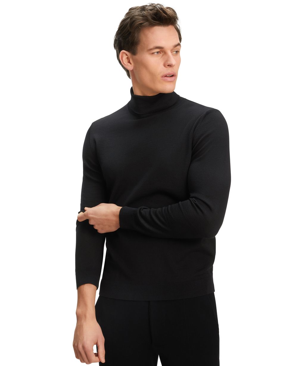 Men Pullover Roll-neck