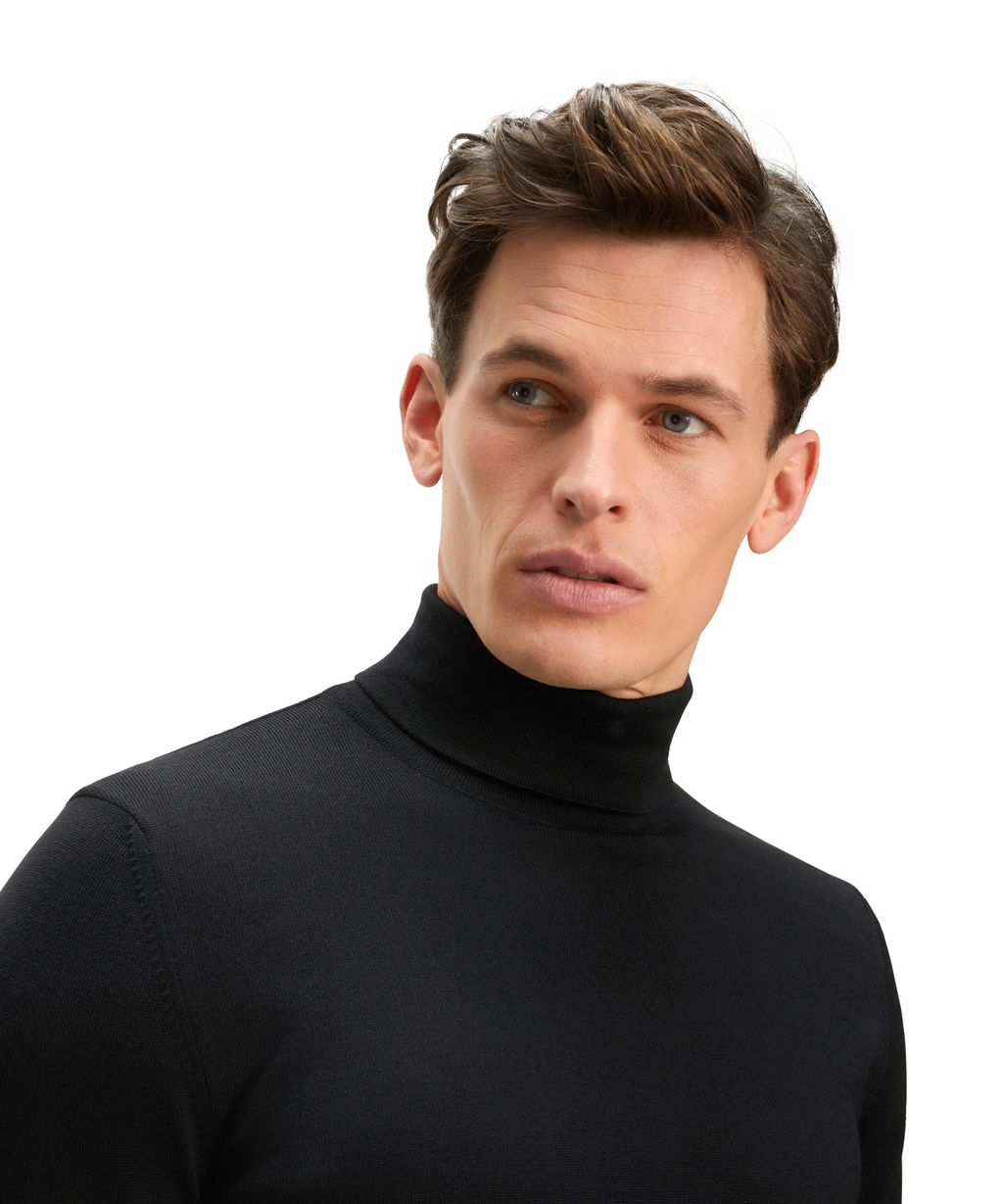 Men Pullover Roll-neck