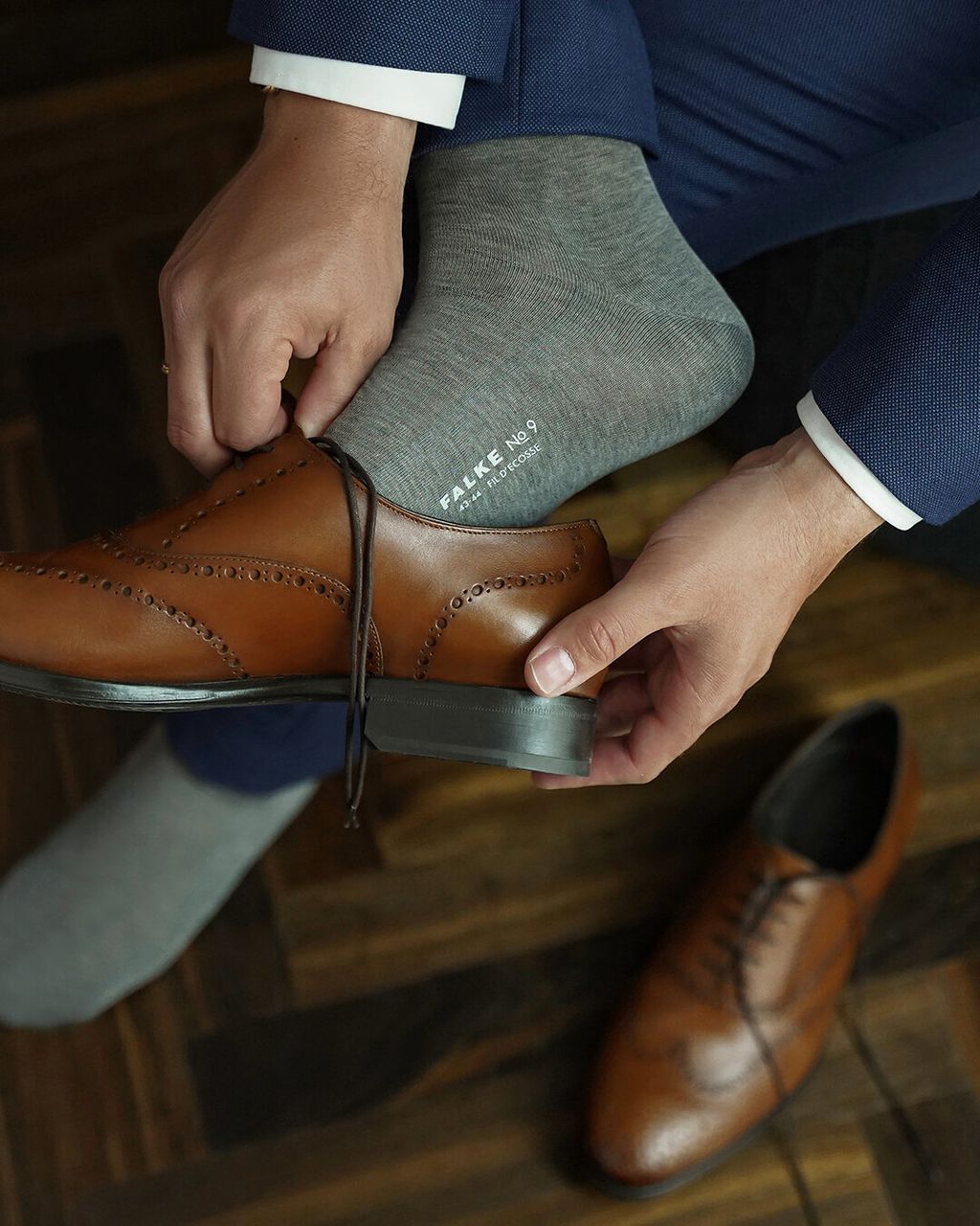 No. 9 Pure Fil d´Écosse Men Socks