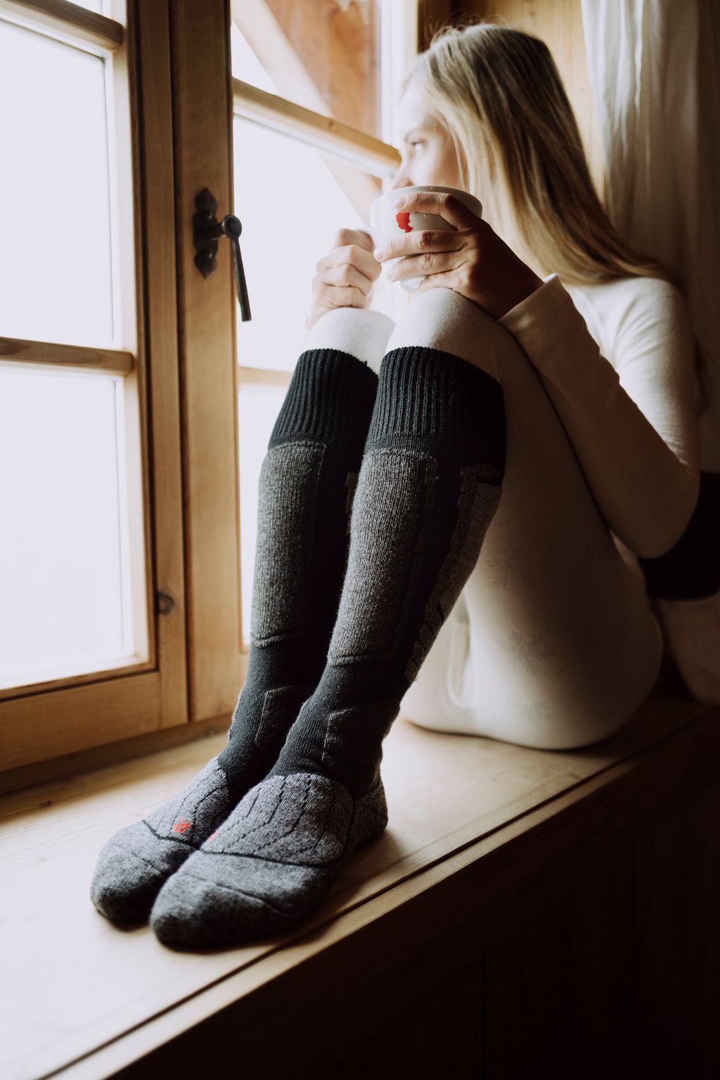 SK1 Comfort Women Skiing Knee-high socks