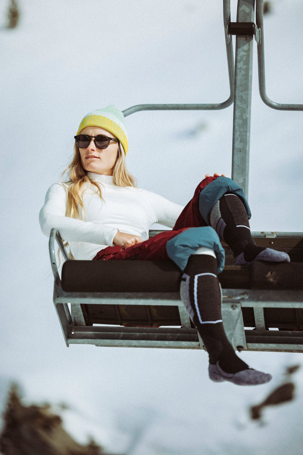SK4 Advanced Women Skiing Knee-high socks