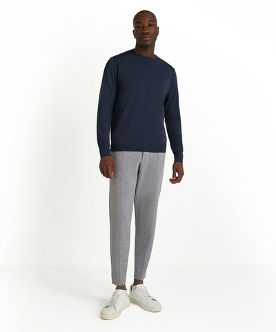 Men Pullover Round-neck