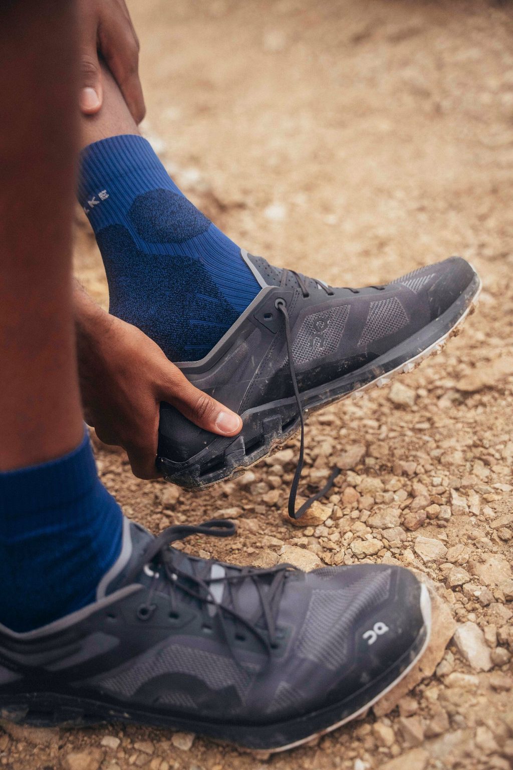 RU Trail Grip Men Running Socks