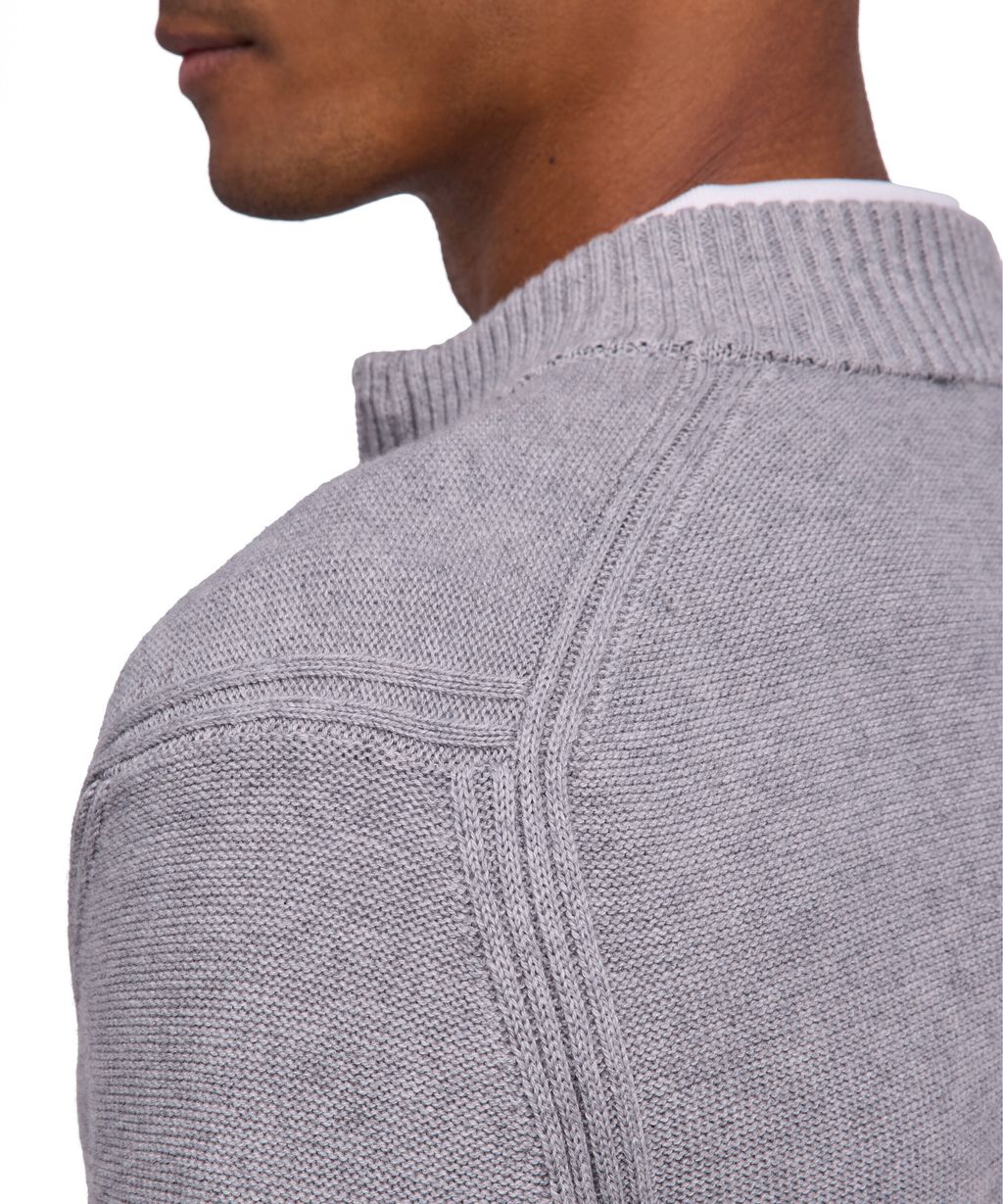Cotton Cashmere Men Zip jacket