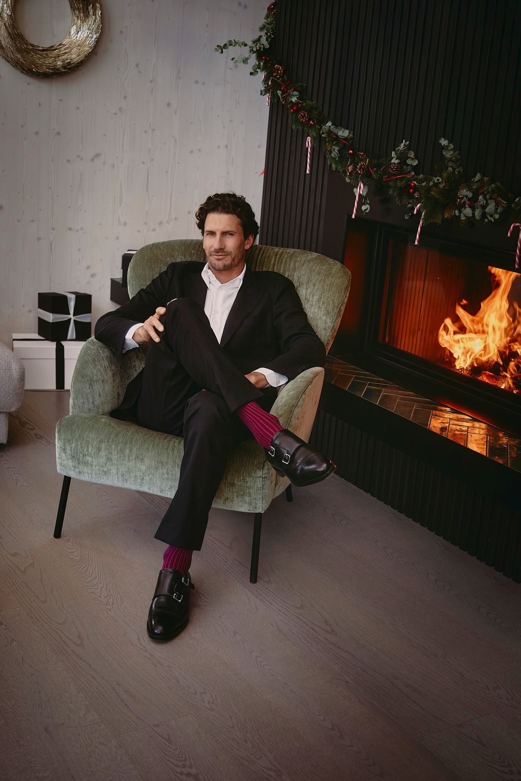 Oxford Stripe Men Socks