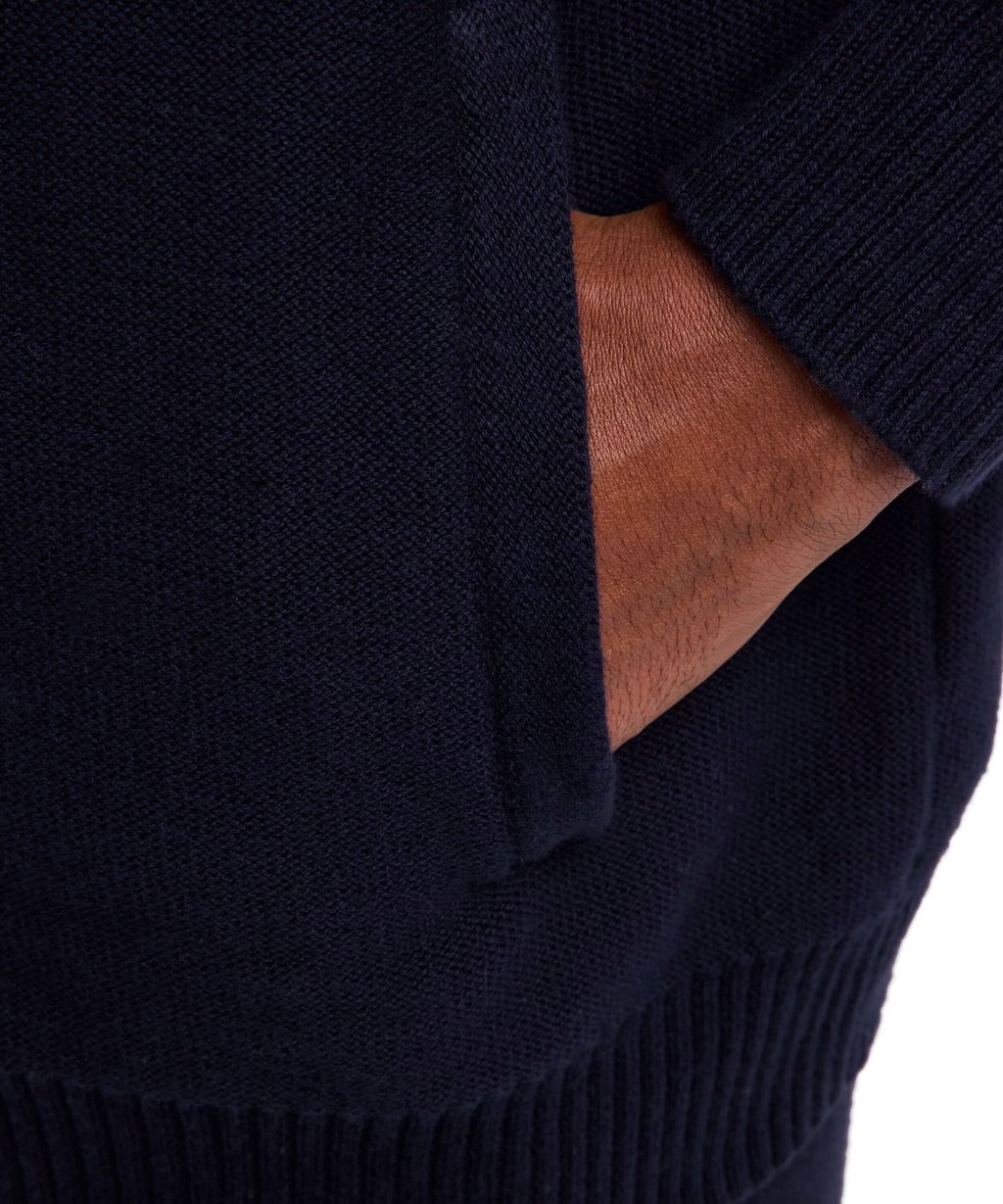 Cotton Cashmere Men Zip jacket