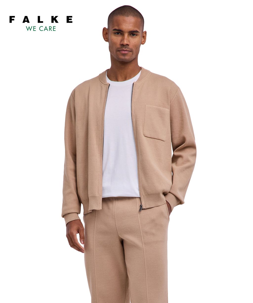 Cotton Knit Men Zip jacket