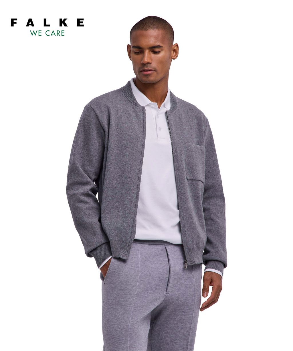 Cotton Knit Men Zip jacket