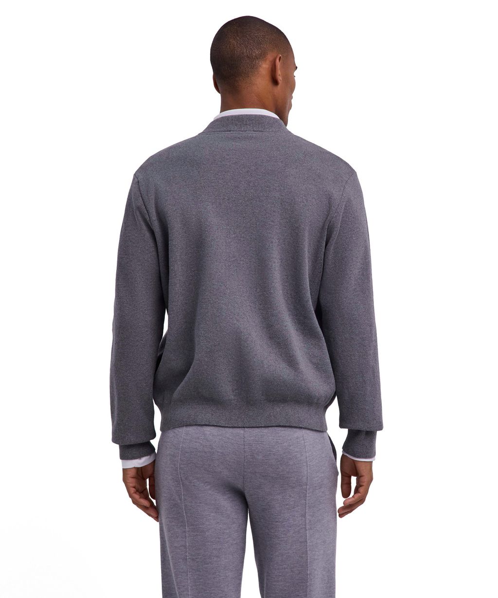 Cotton Knit Men Zip jacket