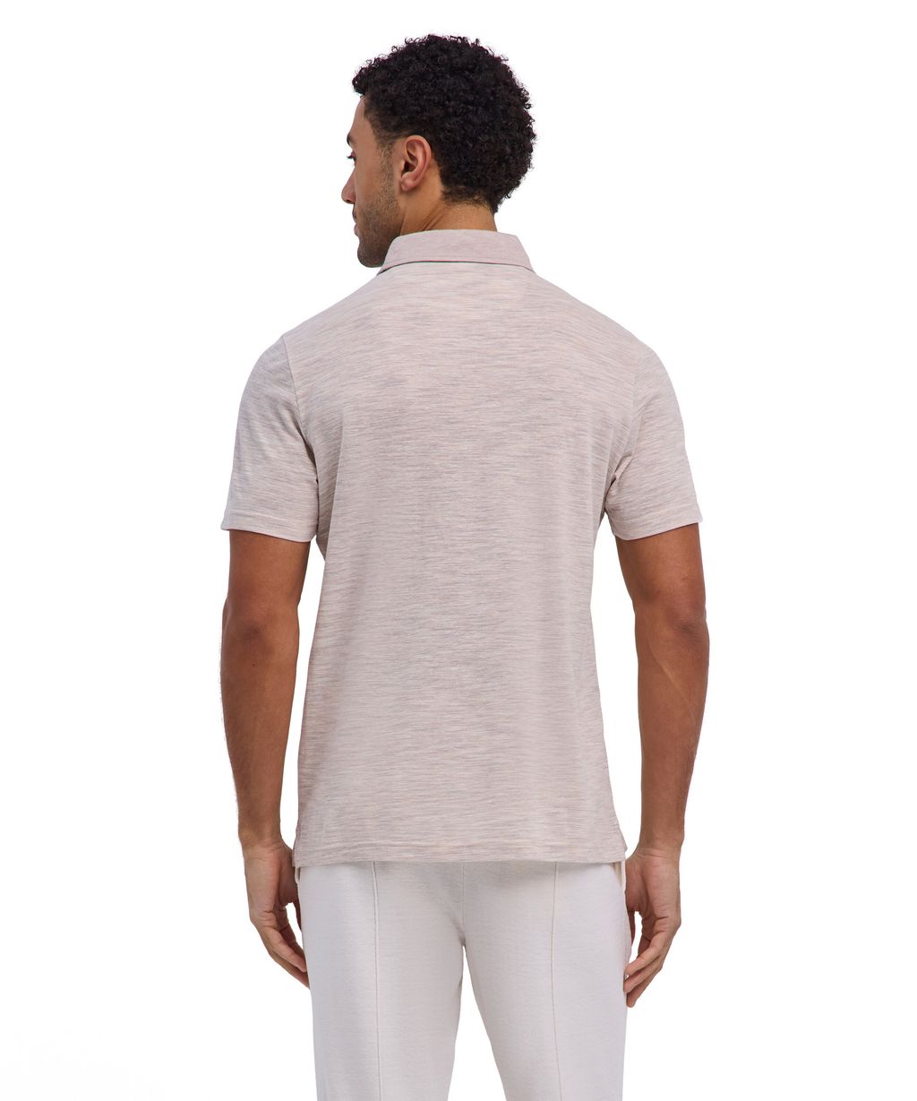 Cotton Linen Men Polo shirt