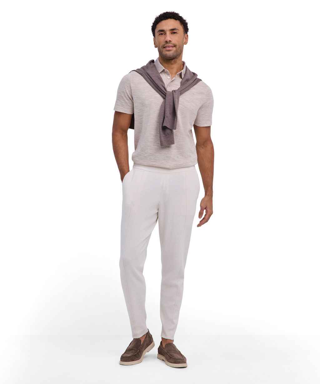Cotton Linen Men Polo shirt