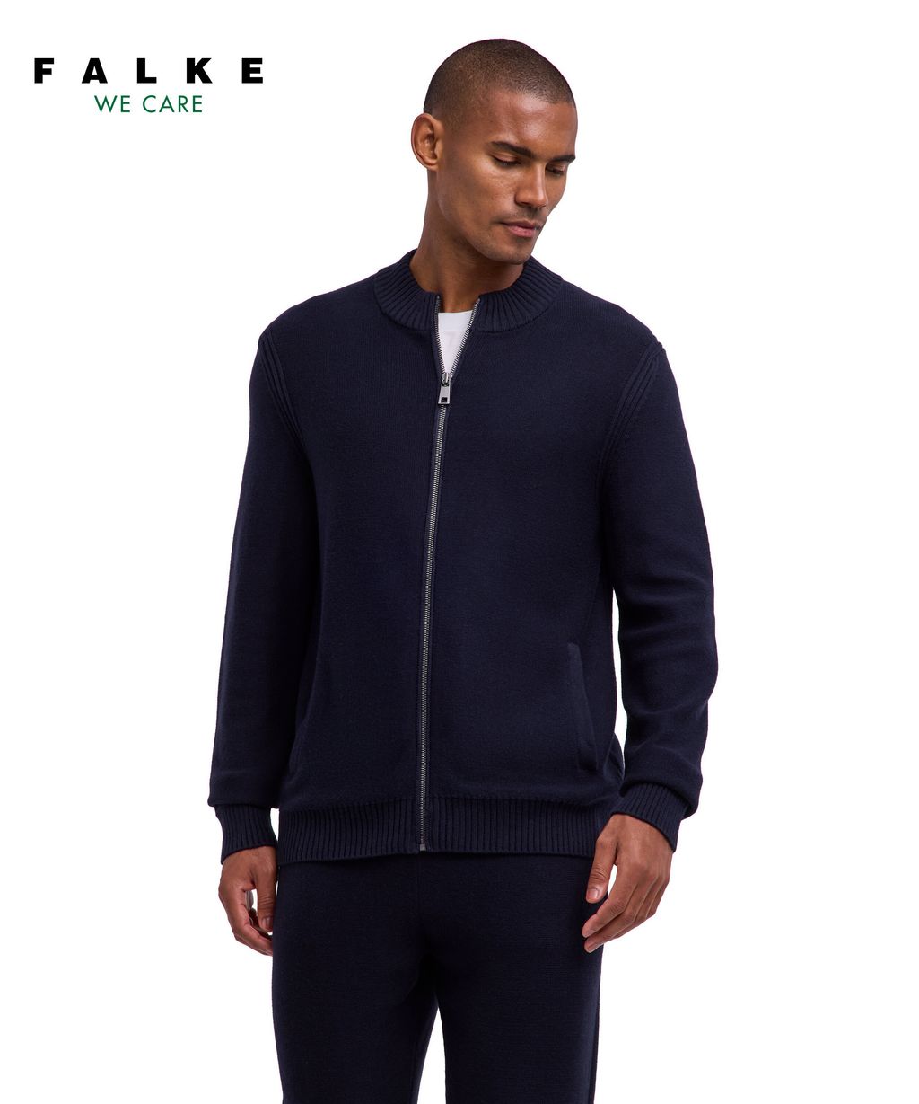 Cotton Cashmere Men Zip jacket