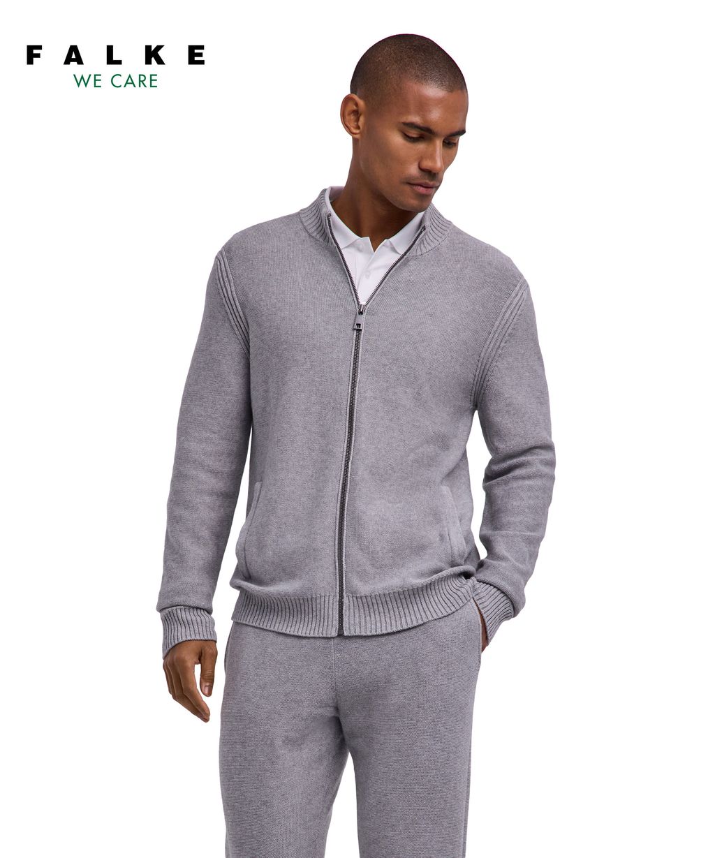 Cotton Cashmere Men Zip jacket