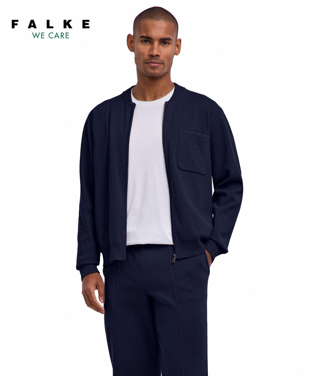 Cotton Knit Men Zip jacket