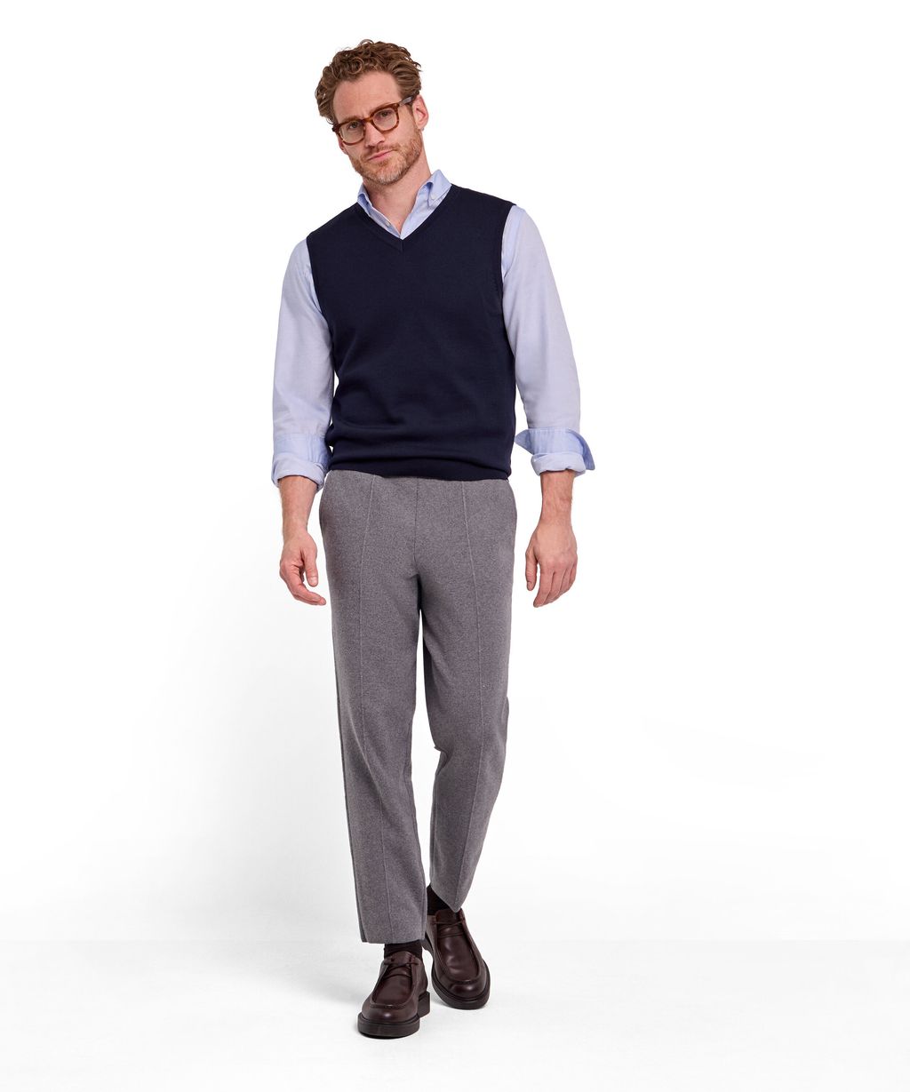 Pure Merino Wool Men Slipover