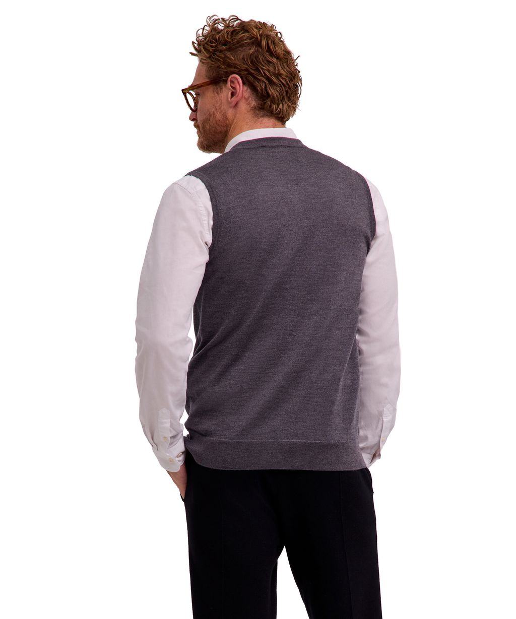 Pure Merino Wool Men Slipover